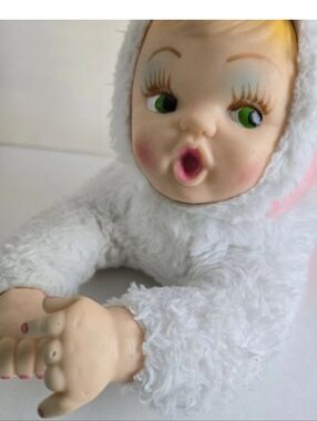 Rubber Faced Baby Doll Plush vintage